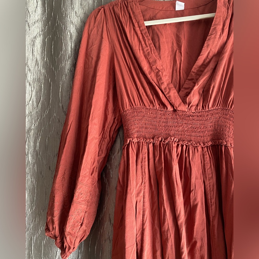 3/4 sleeve Midi Dress